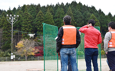 屋外での技能講習